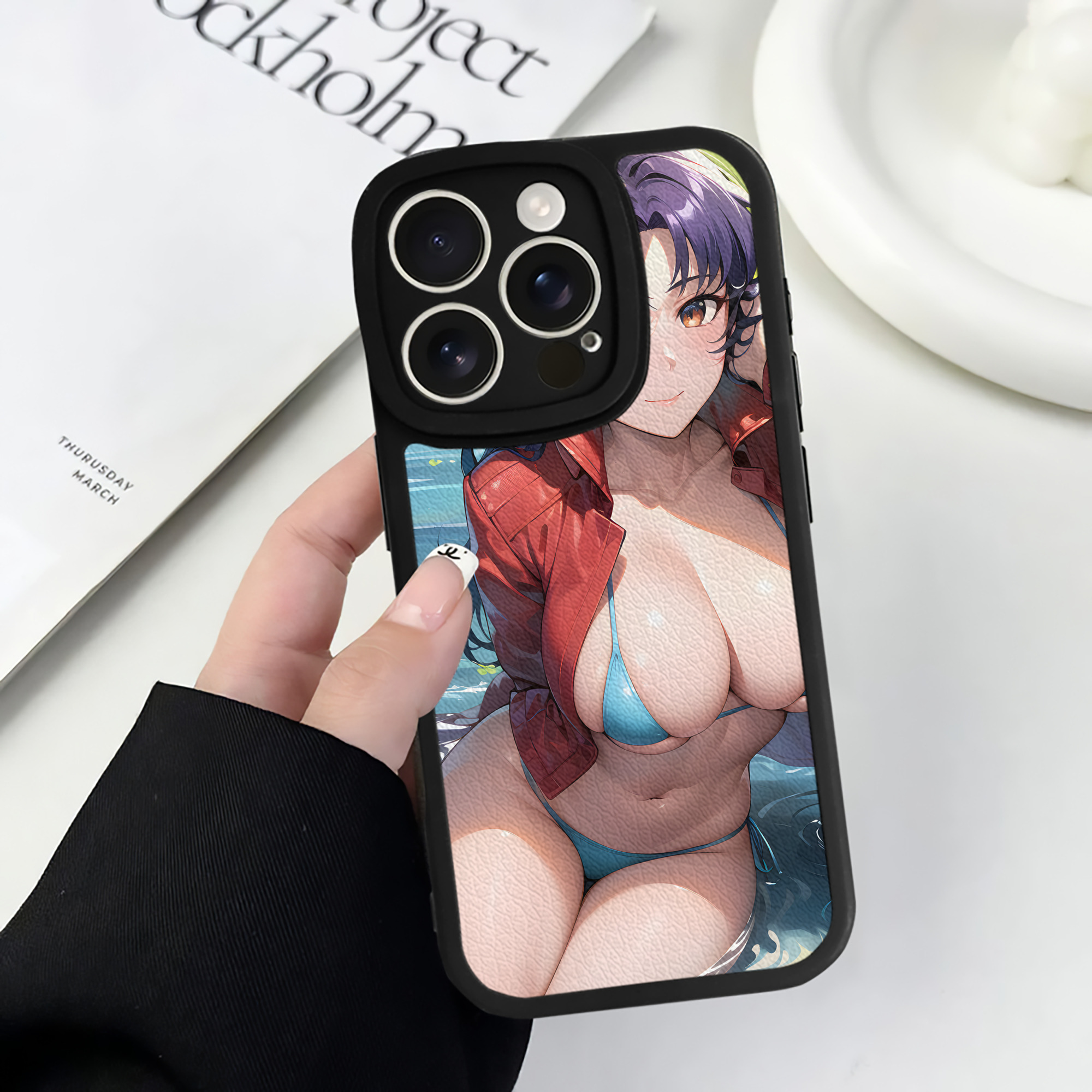 （画像用） EVA 新世紀エヴァンゲリオン 【iPhone 16シリーズ対応】シリコンスマホケース（レザー調） 材質：シリコン
